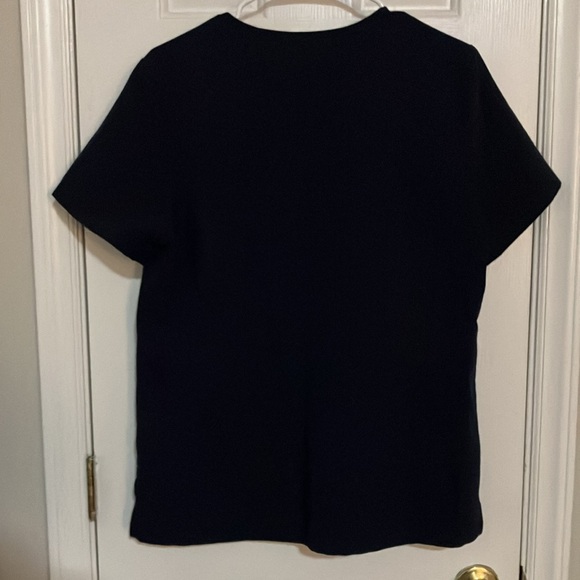Figs Medium Casma Top in Navy Blue - Picture 3 of 3